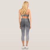 Leggings Capri Parties scintillant de Gradient Argent Capri Leggi (Verso)