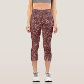 Leggings Capri Parties scintillant de mode rustique moderne (Recto)