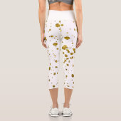 Leggings Capri Parties scintillant d'or (Verso)