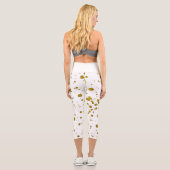 Leggings Capri Parties scintillant d'or (Verso)