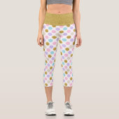 Leggings Capri Parties scintillant Pastel Polka Dot (Recto)
