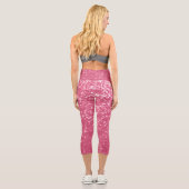 Leggings Capri Parties scintillant rose rose pâle (Verso)