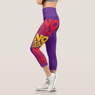 Leggings Capri Pas De Limites ! Texte BG