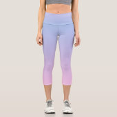 Leggings Capri Pastel Blue Pink Ombre (Recto)