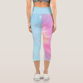 Leggings Capri Pastel Dreams Capri Haute Taille (Verso)