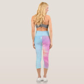 Leggings Capri Pastel Dreams Capri Haute Taille (Verso)
