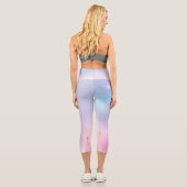 Leggings Capri Pastel Parties scintillant Nebula (Verso)