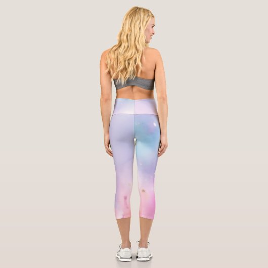 Leggings Capri Pastel Parties scintillant Nebula (Verso)