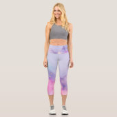 Leggings Capri Pastel Parties scintillant Nebula (Recto)