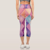 Leggings Capri Pastel Prism Capris Taille Haute (Verso)