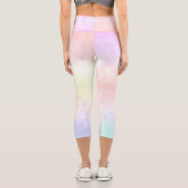 Leggings Capri Pastel Rainbow (Verso)