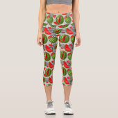 Leggings Capri Pastèque Palestine - Slice (Recto)