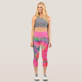 Leggings Capri Pastèque Tie-dye (Recto)