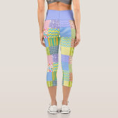 Leggings Capri Patchwork Pastel (Verso)
