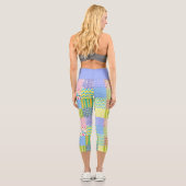 Leggings Capri Patchwork Pastel (Verso)