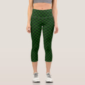 Leggings Capri Pâte verte de tartan MacArthur (Recto)