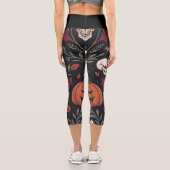 Leggings Capri Pattern d'Halloween (Verso)