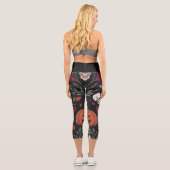Leggings Capri Pattern d'Halloween (Verso)