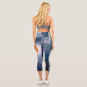 Leggings Capri Paul Klee Abstrait Tree Blue Peinture (Verso)