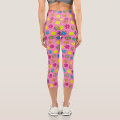 Leggings Capri Peace Love et Pickleball (Verso)