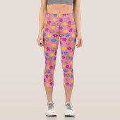 Leggings Capri Peace Love et Pickleball (Recto)