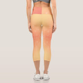 Leggings Capri Peach Music (Verso)