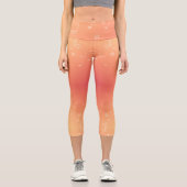Leggings Capri Peach Music (Recto)