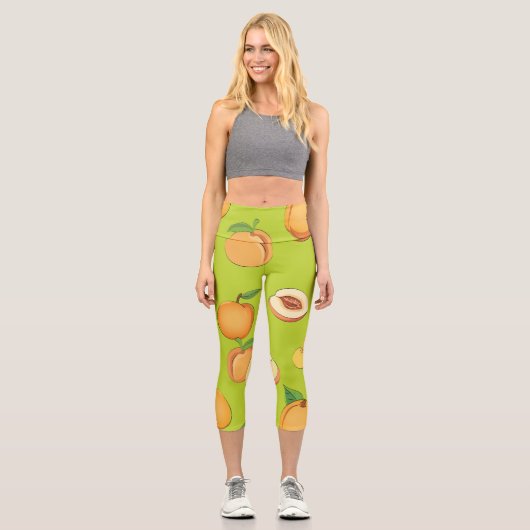 Leggings Capri Peach Pattern 4 (Recto)