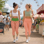 LEGGINGS CAPRI "PEACH TREE" DE JEANIE DEE, PERSONALISER LA TAILLE