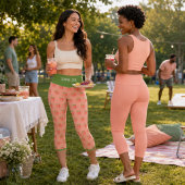 LEGGINGS CAPRI "PEACH TREE" DE JEANIE DEE, PERSONALISER LA TAILLE