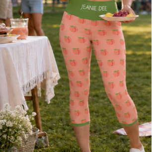 LEGGINGS CAPRI "PEACH TREE" DE JEANIE DEE, PERSONALISER LA TAILLE