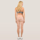 Leggings Capri Peacher mousseux couleur de l'année 2024 (Verso)