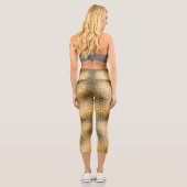 Leggings Capri Peau de dragon doré (Verso)