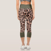 Leggings Capri Peau de léopard (Verso)