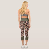 Leggings Capri Peau de léopard (Verso)