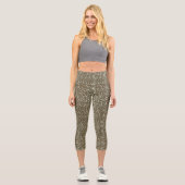 Leggings Capri peau de léopard (Recto)