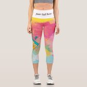 Leggings Capri peint avec une brosse (Recto)