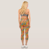 Leggings Capri Peinture colorée (Verso)