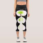 Leggings Capri peinture d'arbre km capri (Recto)