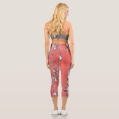 LEGGINGS CAPRI PEINTURE DE PEELING (Verso)