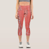 LEGGINGS CAPRI PEINTURE DE PEELING (Recto)