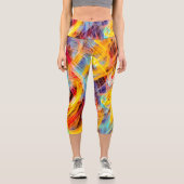 Leggings Capri Pensées Confuses (Recto)