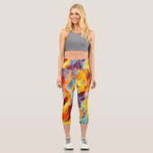 Leggings Capri Pensées Confuses (Recto)