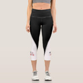 Leggings Capri Penser neige - Drôle temps chaud Courir (Recto)