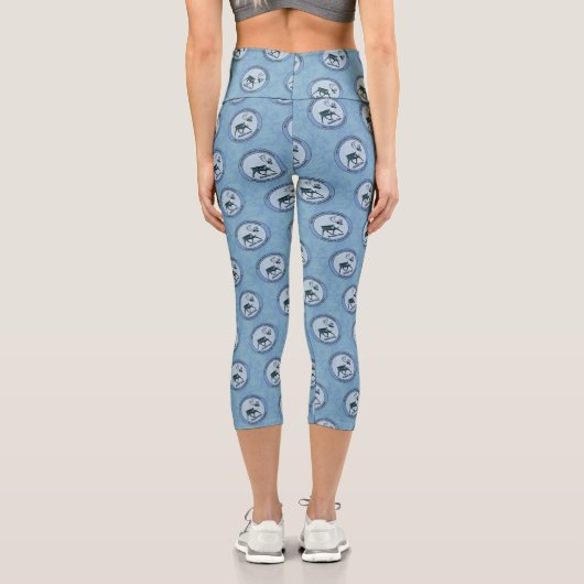Leggings Capri Père Noël 1er Polar Airlift Sqdn - Subduit (Verso)