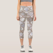 Leggings Capri Perle et or marocain (Recto)