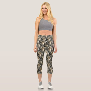 Leggings Capri Perles dorées