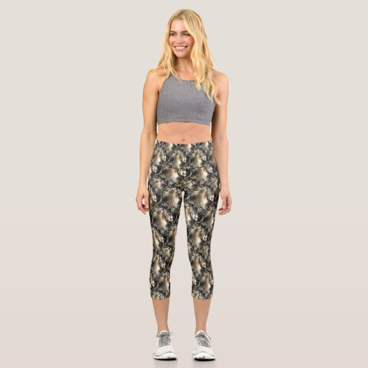 Leggings Capri Perles dorées (Recto)
