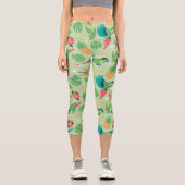 Leggings Capri Perroquet Tiki (Recto)