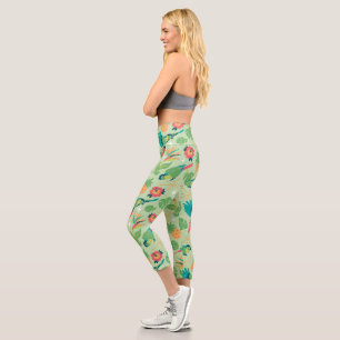 Leggings Capri Perroquet Tiki